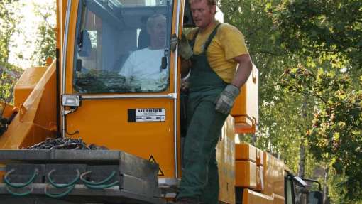 Antoon van Spelde, eigenaar  van A van Spelde hoveniers, Treeworker